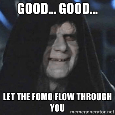 Let The FOMO Flow Through You - Crypto Memes