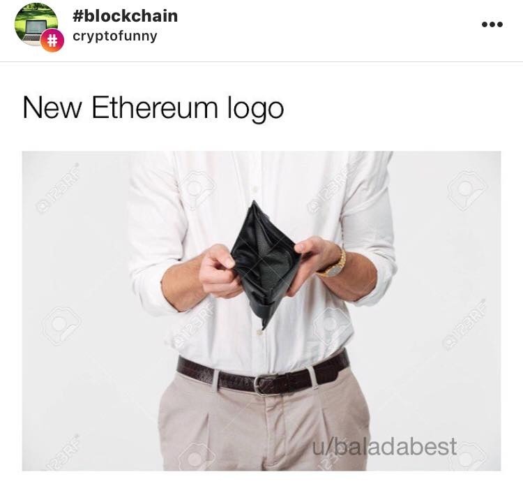 New Ethereum Logo - Crypto Memes