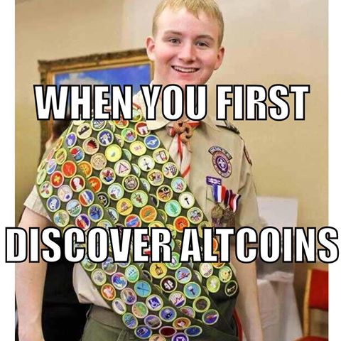 When You First Discover Altcoins - Crypto Memes