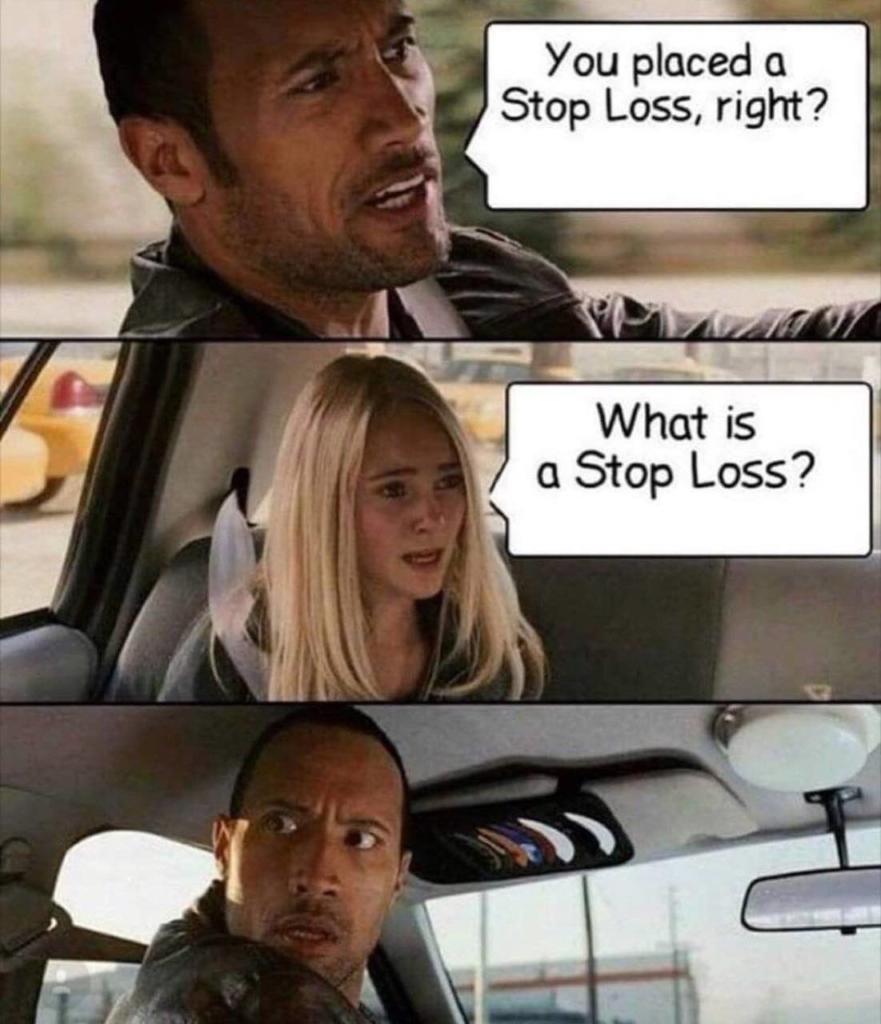 You Placed A Stop Loss Right - Crypto Memes